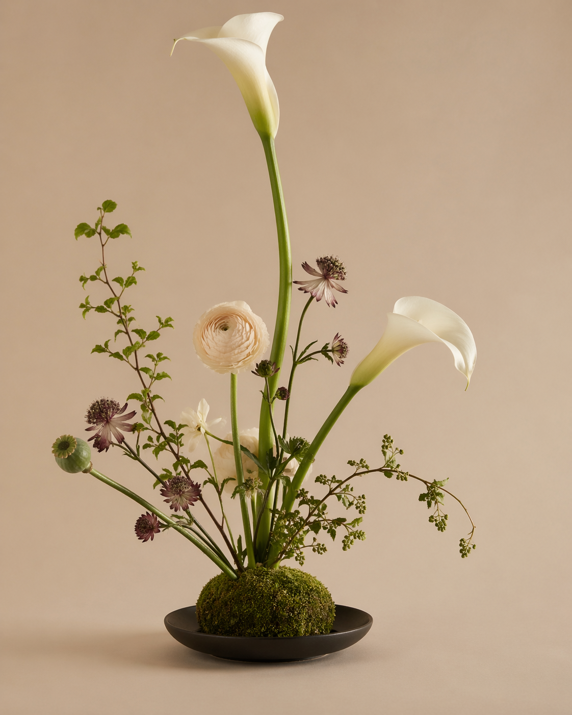 Ikebana Floral Arrangement