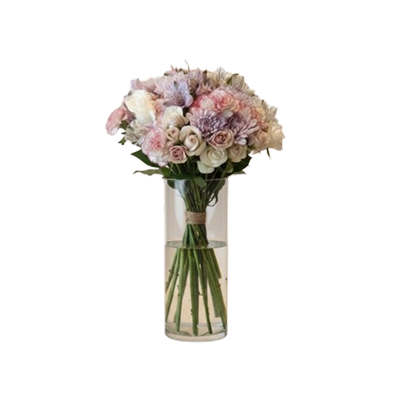 purple mauve bouquet, cool tones, Brossard florist