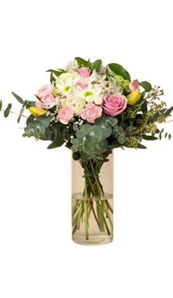 eucalyptus greenery bouquet, minimal, Brossard florist