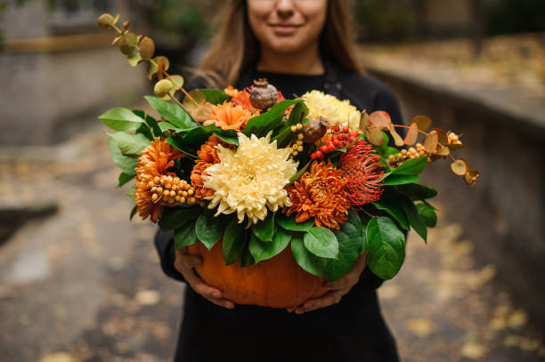 Pumpkin Flower Arrangement Workshop
