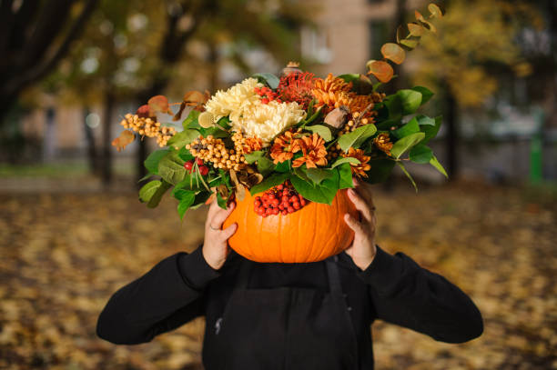 Harvest Pumpkin Floral Arrangement Workshop