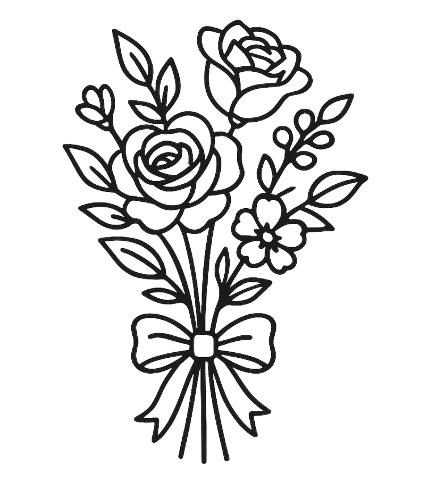 fresh seasonal flowers arranged by us