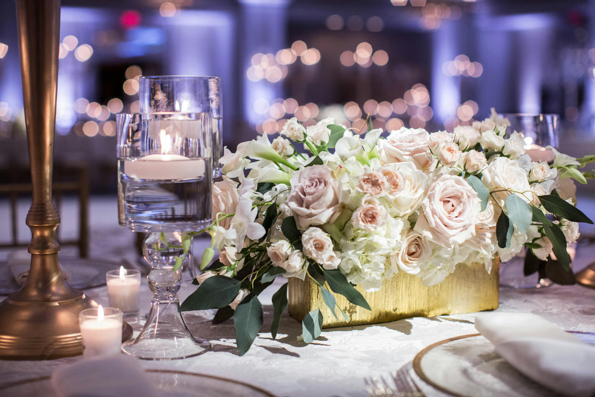 custom floral designs for weddings and corporate events